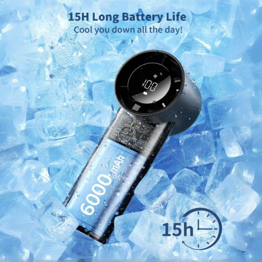 ColdSky™ Handheld Fan – Stay Cool & Elegant Anywhere