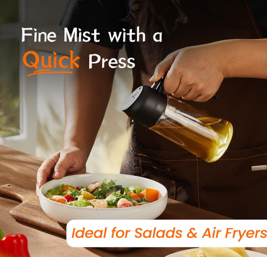 2-in-1 Glass Oil Sprayer & Oiler - Your Essential Kitchen Companion